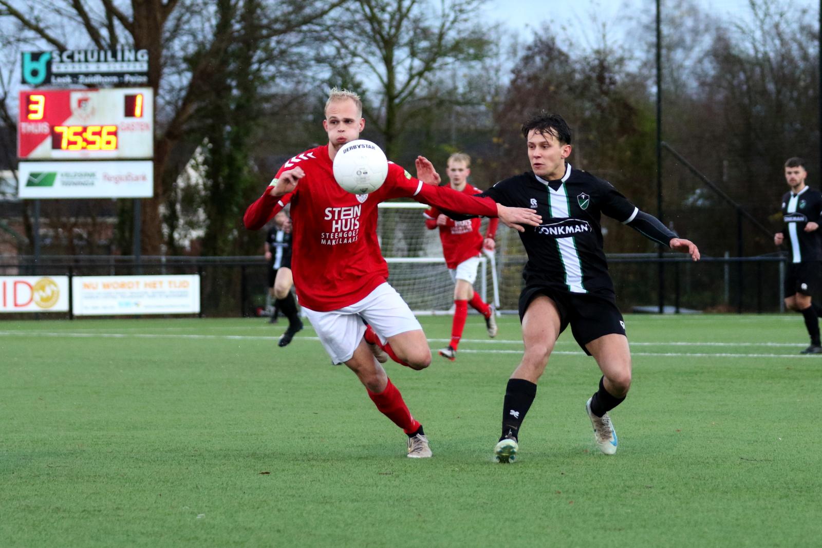 Gehavend Waskemeer in 2e helft onderuit tegen Niekerk