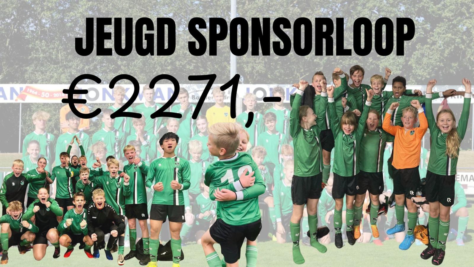 Sponsorloop jeugd Waskemeer groot succes