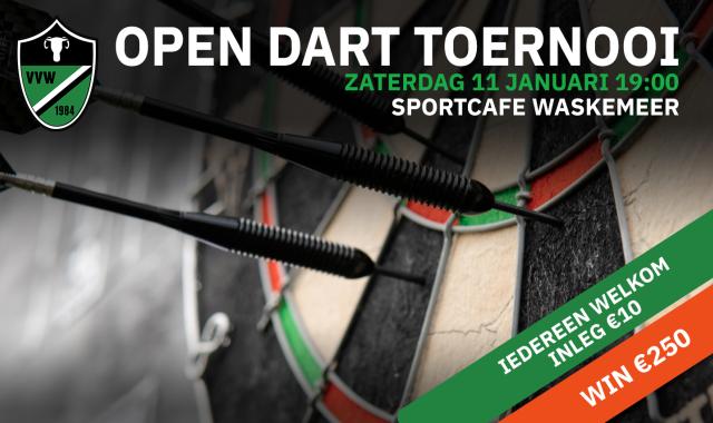 Waskemeer open dart toernooi, win €250!