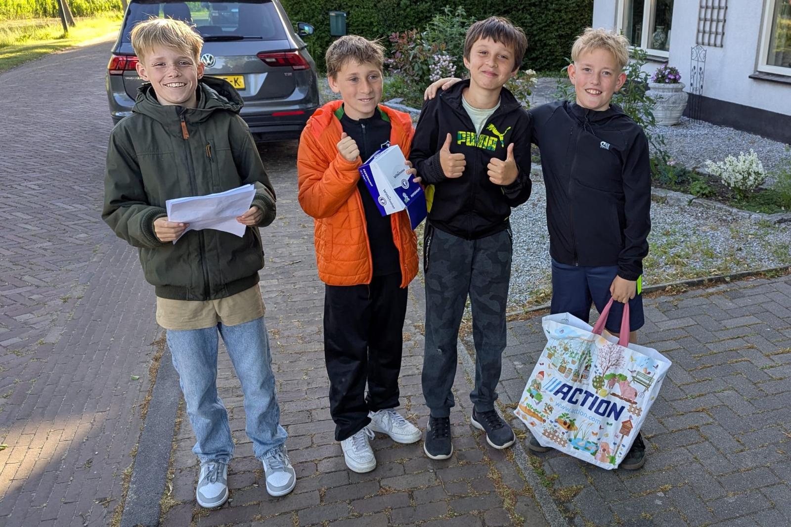 Pepermuntactie groot succes