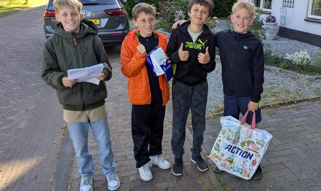 Pepermuntactie groot succes