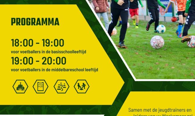 Voetbalclinic voor jeugd uit Waskemeer en omgeving