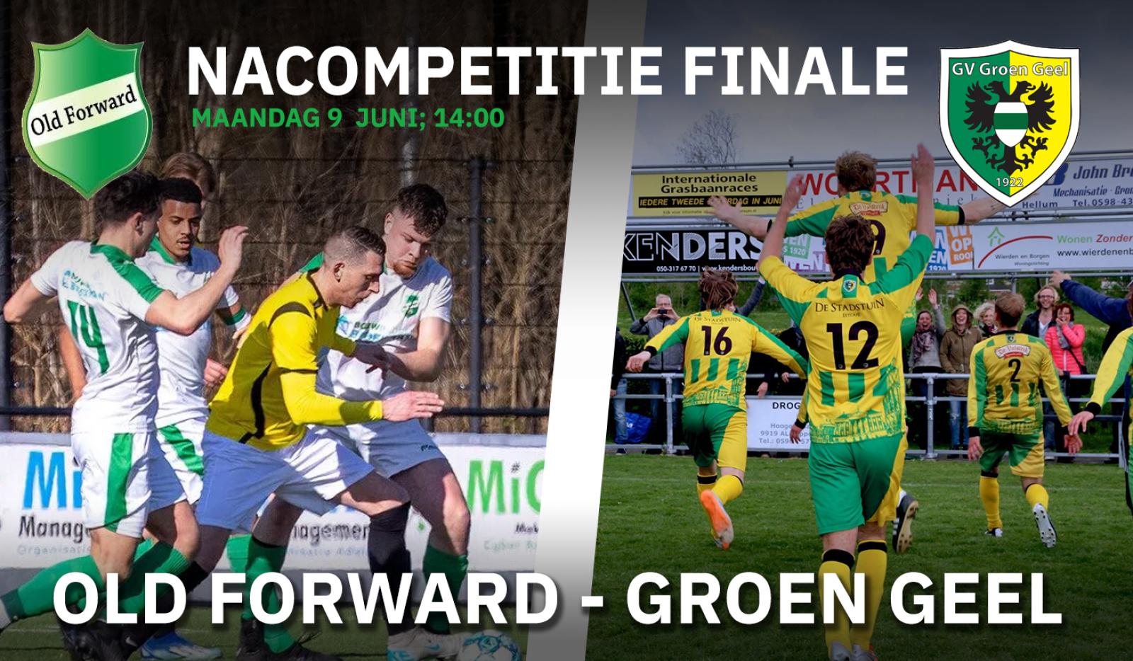 Nacompetitie finale Old Forward - Groen Geel in Waskemeer
