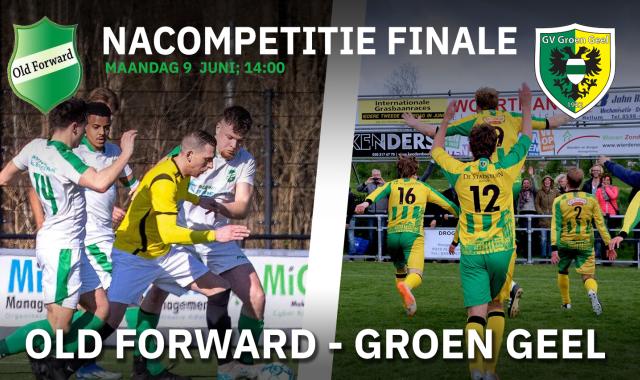 Nacompetitie finale Old Forward - Groen Geel in Waskemeer