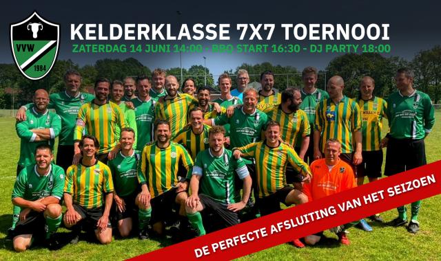 Speelschema kelder klasse toernooi '24/25 bekend