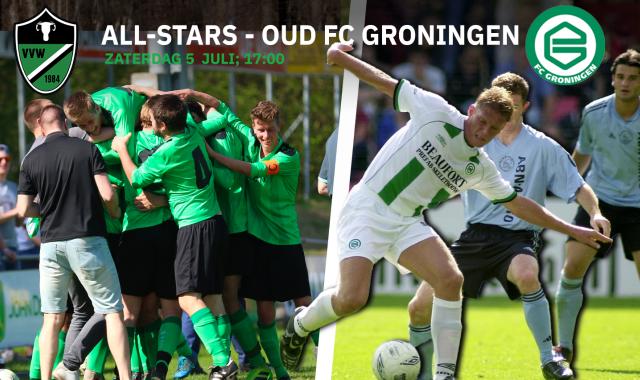 Waskemeer All stars treden aan tegen Oud Fc Groningen op 5 juli