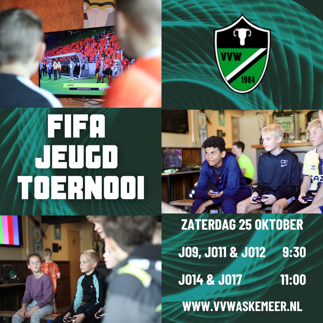 Fifa toernooi (gaming) voor alle jeugd