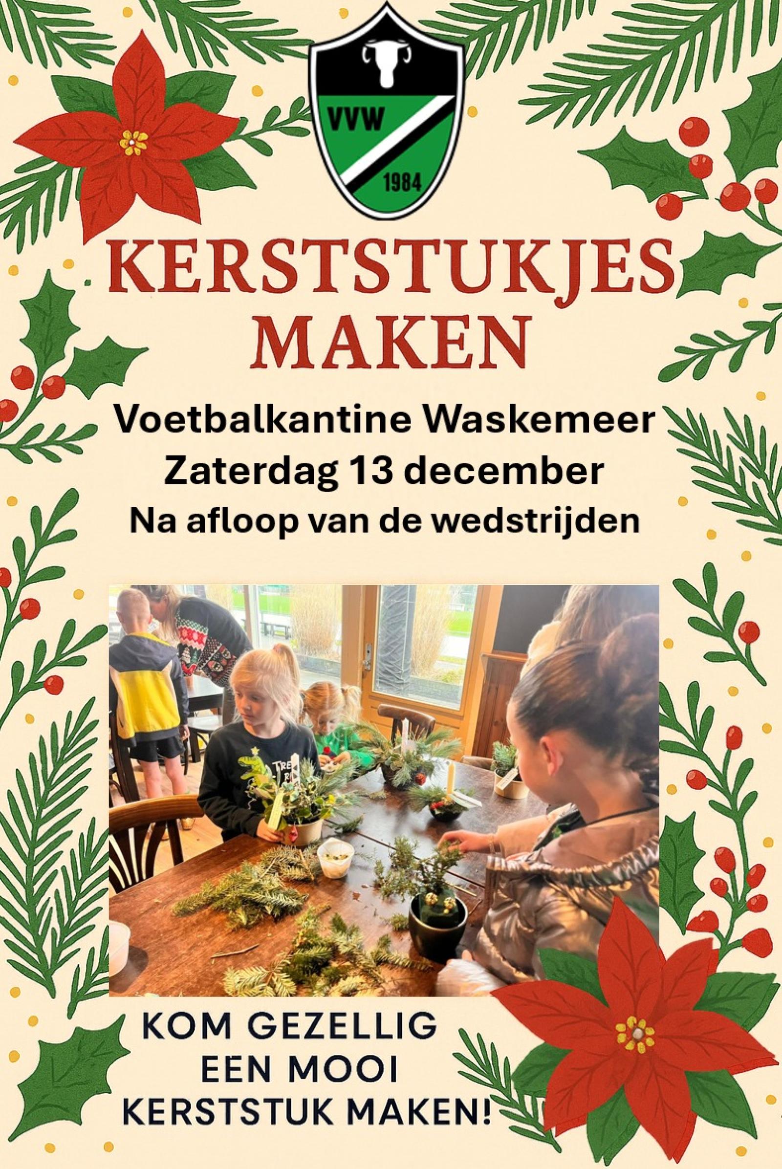 Kerststukjes maken
