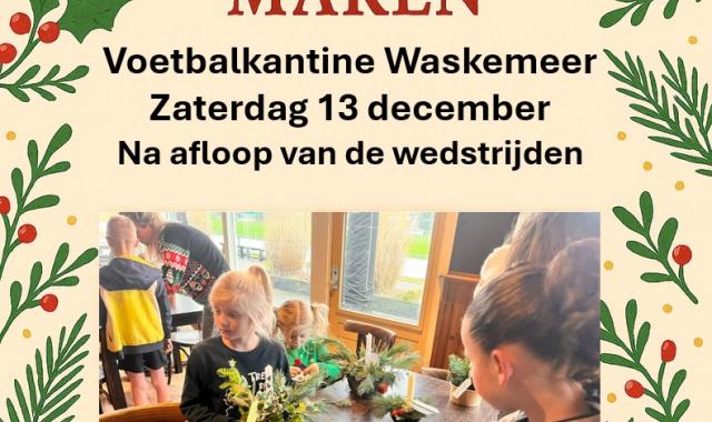 Kerststukjes maken