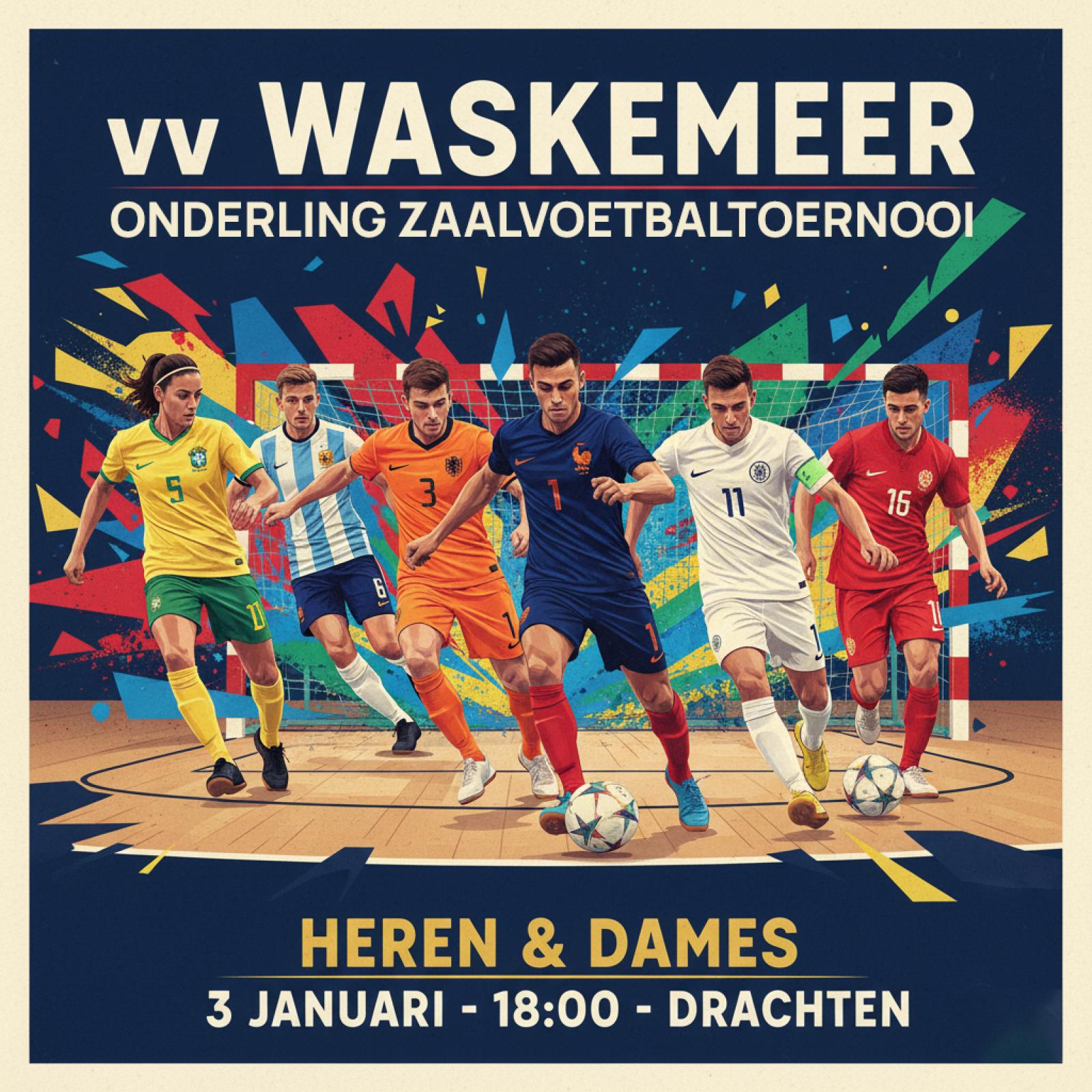 Onderling zaalvoetbaltoernooi