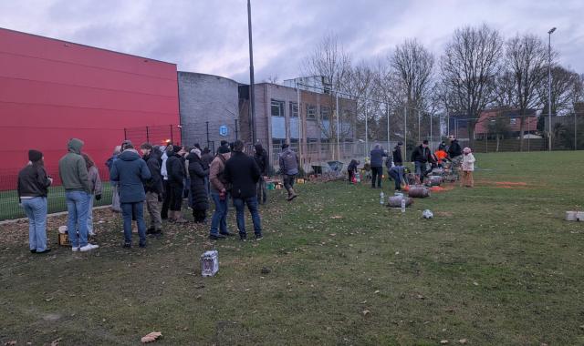 Gezellige oudejaarsdag op sportpark 't Ald Leger