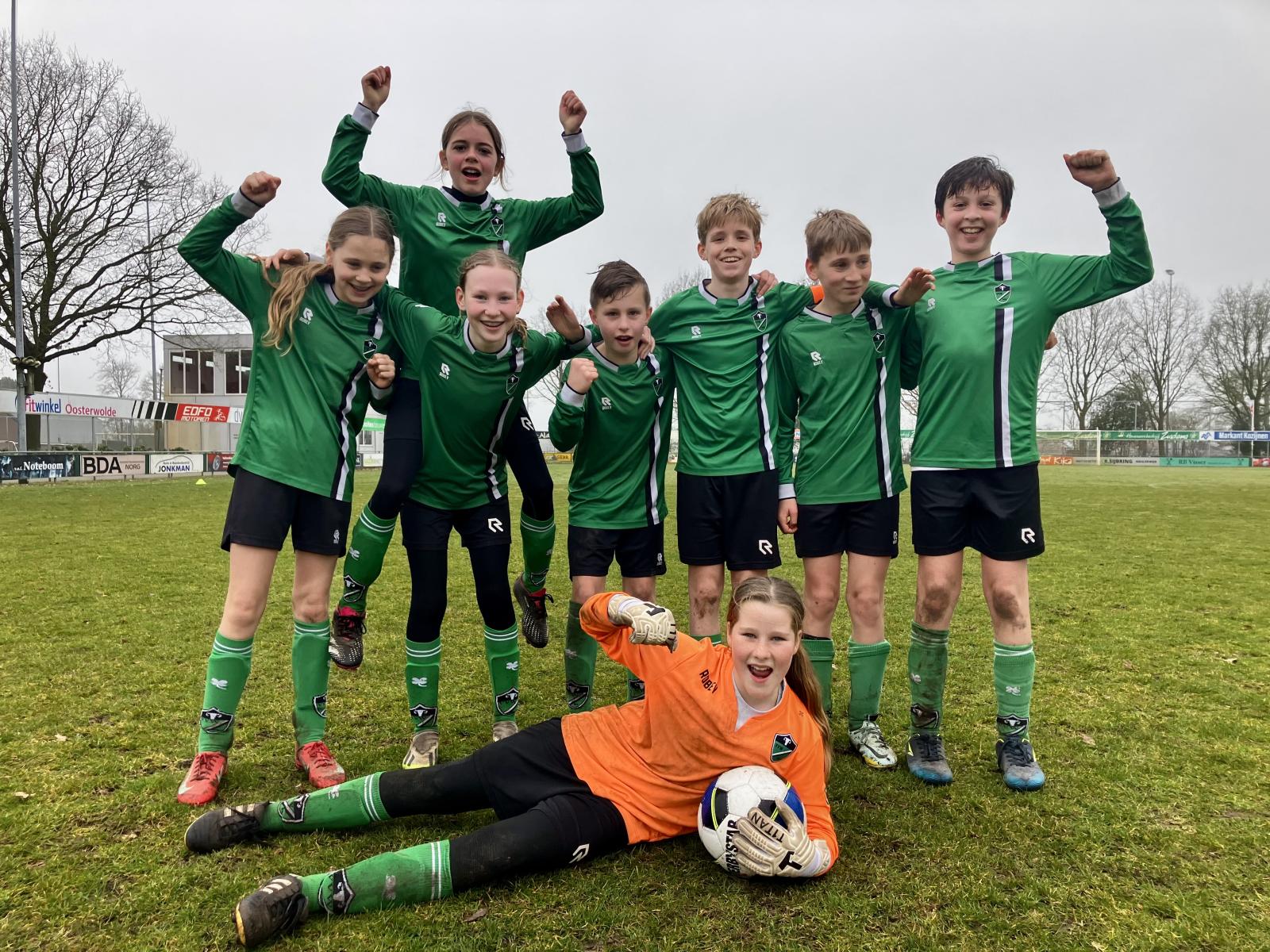 Overwinning voor JO12 tegen lastig Actief