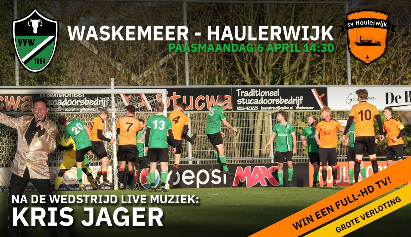 Heel veel op het spel bij paasderby Waskemeer - Haulerwijk