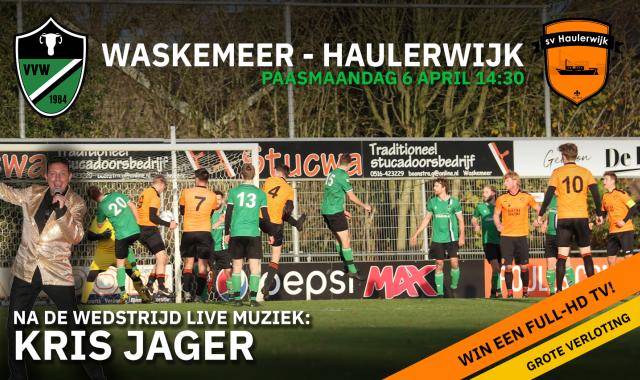 Heel veel op het spel bij paasderby Waskemeer - Haulerwijk