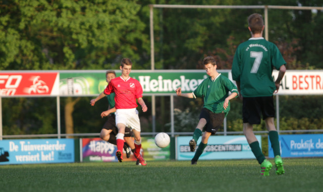 Waskemeer B1 nipt onderuit tegen RWF B1