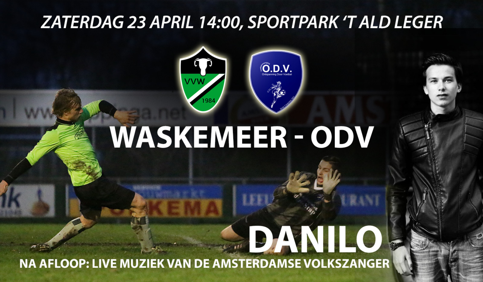 Derby Waskemeer - ODV met na afloop live muziek van Danilo!