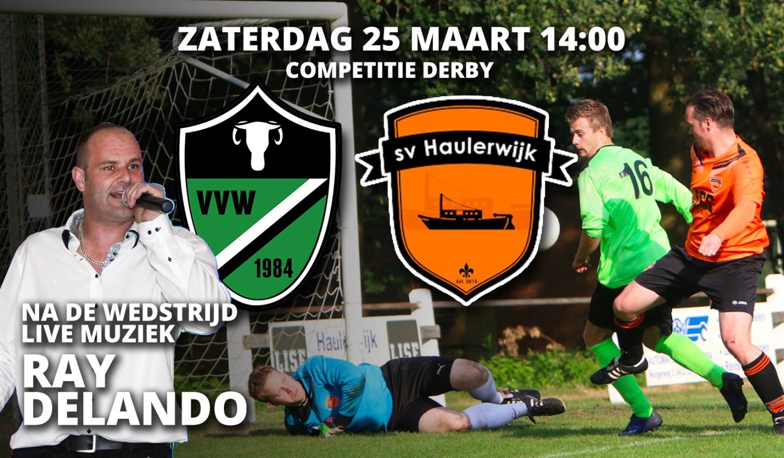Komende zaterdag de derby: Waskemeer - Haulerwijk
