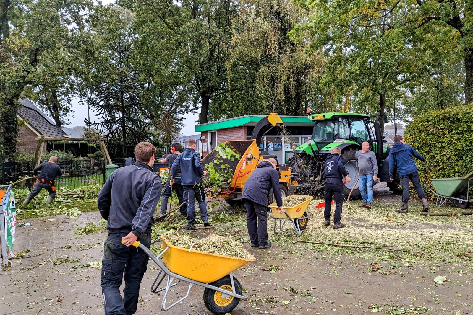 Veel meters verzet tijdens klusdag