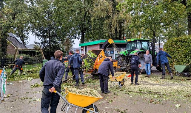 Veel meters verzet tijdens klusdag