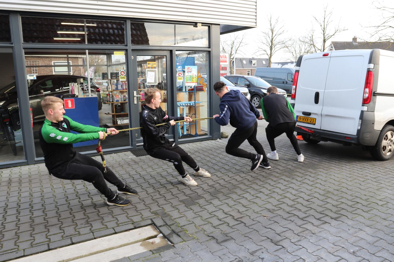 Winterse omstandigheden leiden tot improvisatie