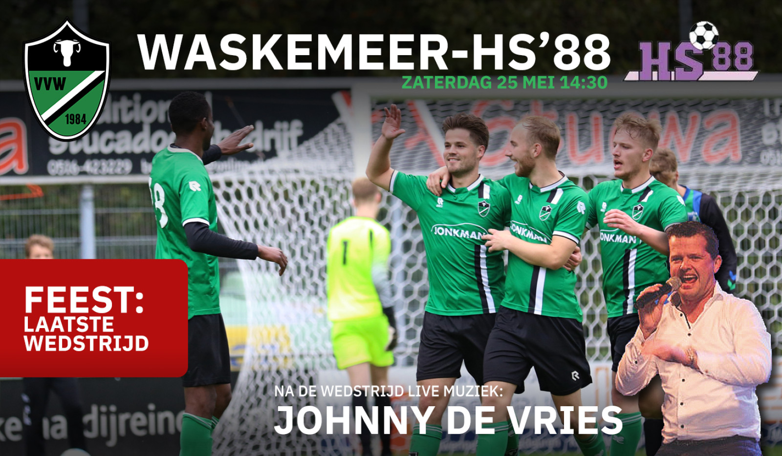 Laatste wedstrijd: Waskemeer - HS'88