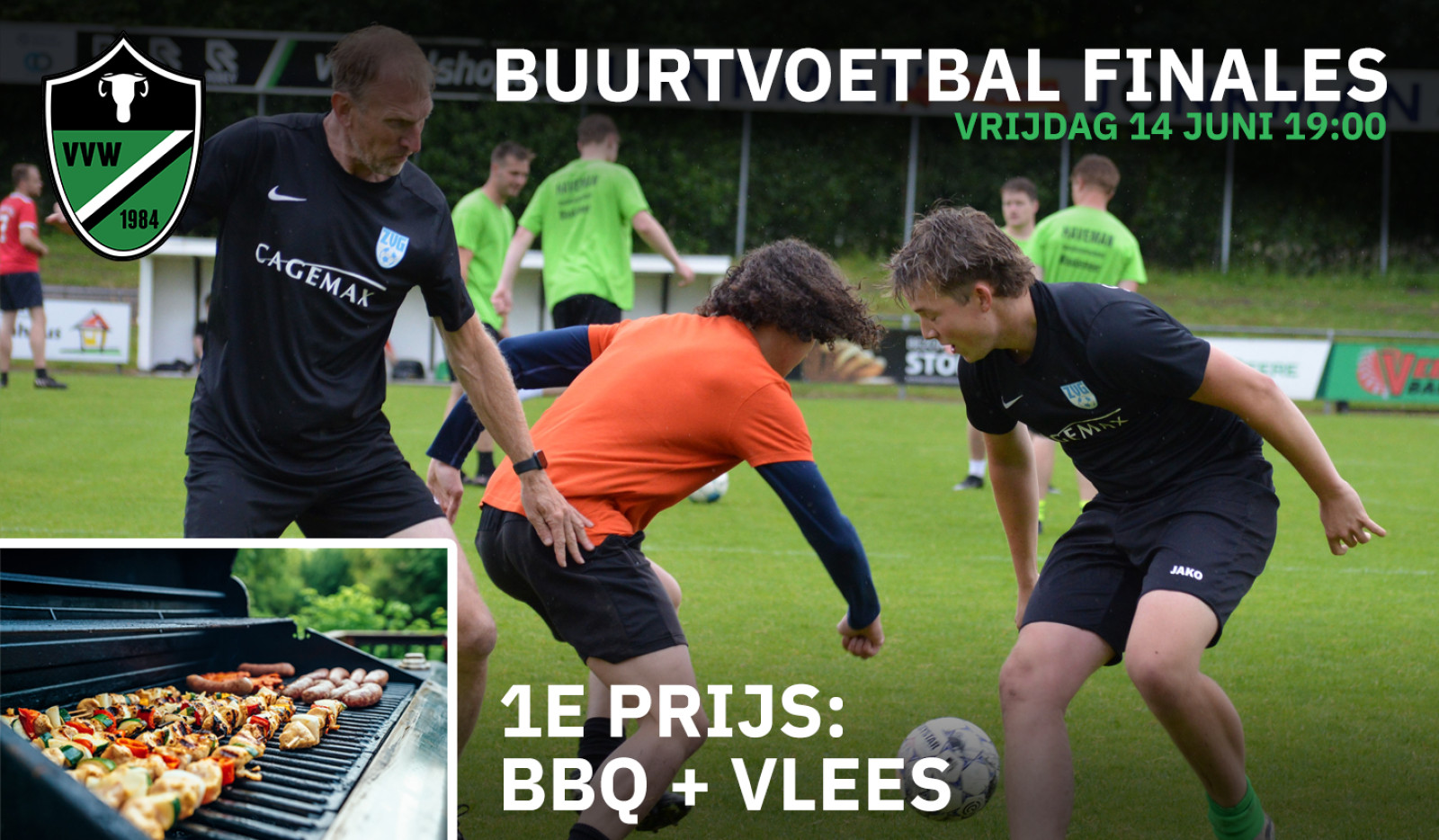 Buurtvoetbal finales; vrijdag 14 juni