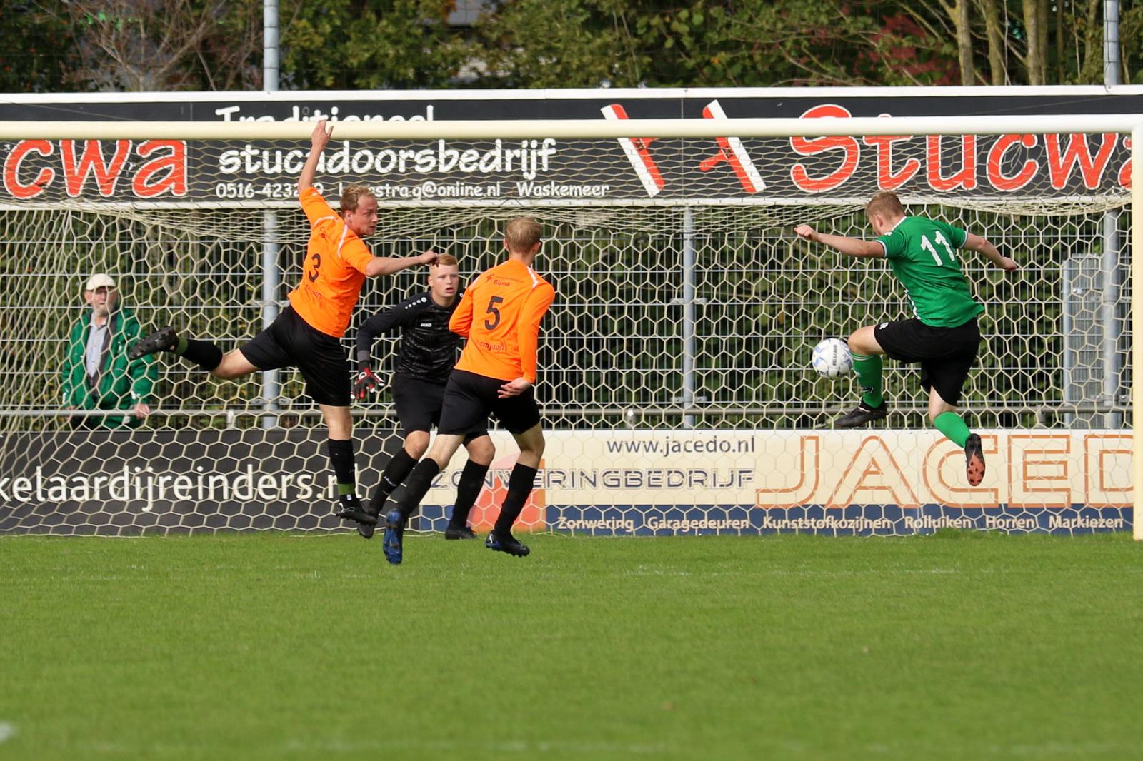 Strijdend Waskemeer houdt punt over aan thuisduel met Grootegast