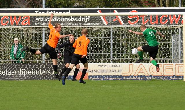 Strijdend Waskemeer houdt punt over aan thuisduel met Grootegast